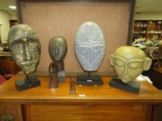 A SELECTION OF MODERN FACE MASKS (6)