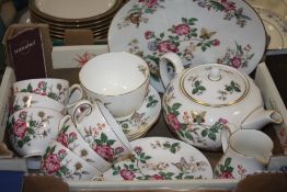 A TRAY OF WEDGWOOD CHARNWOOD TEASET