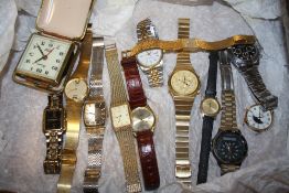 A COLLECTION OF WRISTWATCHES ETC.