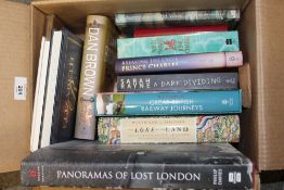 FOUR BOXES OF MAINLY HARD BACK MODERN BOOKS