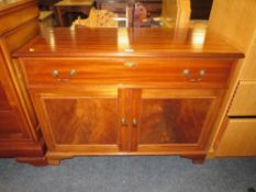 AN ANTIQUE MAHOGANY CONVERTED CABINET W-104 CM