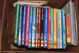 A TRAY OF HAYNES MANUALS ETC.