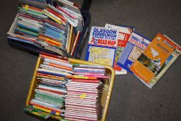 TWO BOXES OF ORDNANCE SURVEY MAPS