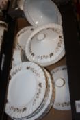 A TRAY OF H. AYNSLEY AND CO. LAURENTION DINNERWARE