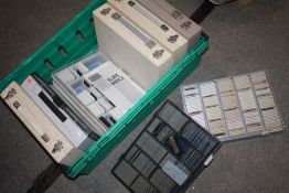 TWO BOXES OF 35MM SLIDES (PLASTIC TRAYS NOT INCLUDED)