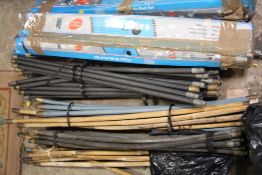 A QUANTITY OF DRAIN RODS ETC