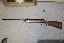 A BSA METEOR .22 AIR RIFLE WITH PELLETS