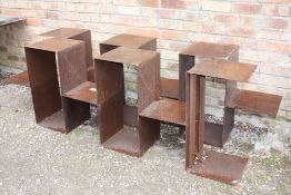 TWO HEAVY METAL RUSTED UNITS A/F