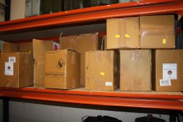 A SELECTION OF BOXED LIGHT FITTINGS ETC