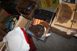 FIVE BOXES OF ASSORTED LADIES HANDBAGS