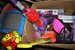 TWO BOXES OF CHILDRENS TOYS ETC A/F