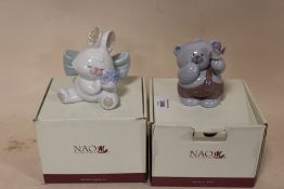 TWO BOXED NAO FIGURES ENTITLED 'FLY AWAY' AND 'SWEET SMELLS'