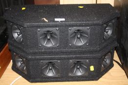 A PAIR OF SOUND LAB PRO POWER SERIES P115CP SPEAKERS