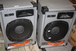 A PAIR OF XL150 SPEAKERS