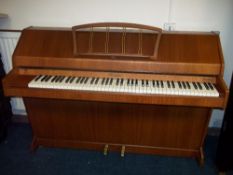 AN 85 KEY TEAK EAVESTAFF MINI PIANO