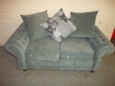 A TWO SEATER SOFA FABRIC