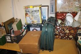 A QUANTITY OF SUNDRIES TO INCLUDE A SUITCASE