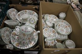 TWO TRAYS OF MINTON TEA & DINNERWARE (TRAYS NOT INCLUDED)¦Condition Report:No obvious damage or