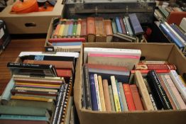 THREE BOXES OF MISCELLANEOUS BOOKS TO INCLUDE ONE BOX OF THEATRE INTEREST