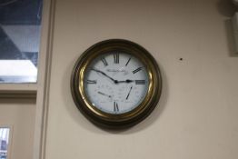 A WESTMINSTER WALL CLOCK