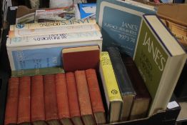 A BOX OF BOOKS TO INCLUDE MILITARY INTEREST