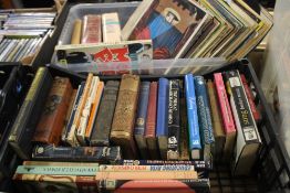 A QUANTITY OF MISCELLANEOUS BOOKS AND A SMALL QUANTITY OF RECORDS, MAINLY EASY LISTENING