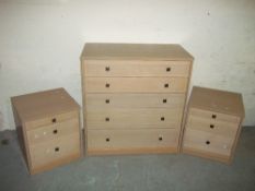 THREE MODERN CHESTS OF DRAWERS