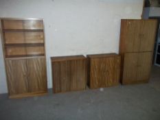 A TEAK VINTAGE MODULAR WALL UNIT