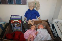 THREE VINTAGE DOLLS ETC.
