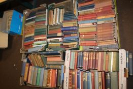 FIVE TRAYS OF BOOKS MAINLY LITERATURE AND POETRY INTEREST