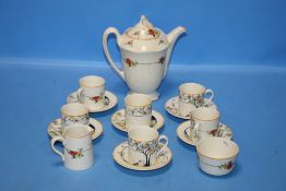 A 15 PIECE WOODS IVORY WARE TEA SET¦Condition Report:Slight chips to cups¦