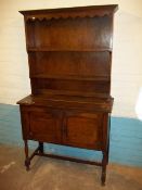 AN ANTIQUE OAK DRESSER