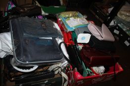 TWO TRAYS OF LADIES HANDBAGS (TRAYS NOT INCLUDED)