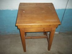 A VINTAGE SCHOOL DESK