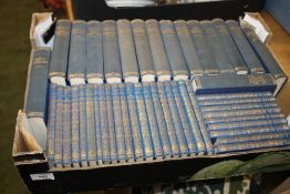 A TRAY OF BOOKS MAINLY CHARLES DICKENS SET 16 VOLUMES