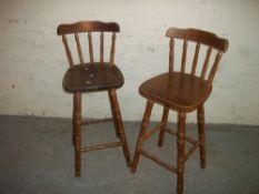 TWO TALL CHAIRS