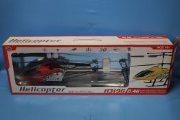 A LARGE BOXED 3.5 CHANNEL REMOTE CONTROL HELICOPTER
