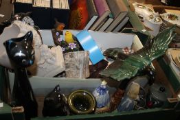 A TRAY OF ASSORTED ORNAMENTS (TRAY NOT INCLUDED)