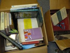 TWO BOXES OF ASSORTED BOOKS