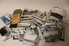 A COLLECTION OF VINTAGE POSTCARDS ETC.