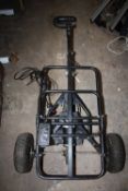 A POWAWALKER CARGO FISHING TROLLEY INCLUDING CHARGER