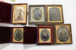 A COLLECTION DAGUERREOTYPES ETC