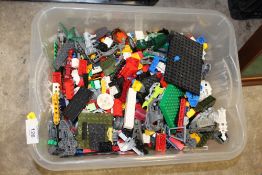 A BOX OF LEGO TOYS