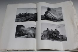 A COLLECTION OF UNFRAMED BLACK AND WHITE RAILWAY INTEREST PRINTS