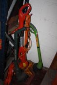 THREE ELECTRIC STRIMMERS TO INCLUDE A BLACK & DECKER EXAMPLE