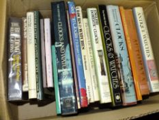 A BOX OF CLOCK AND WATCH RELATED BOOKS
