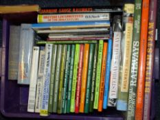A BOX OF RAILWAY INTEREST BOOKS