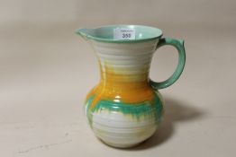 AN ART DECO SHELLEY JUG H 19 CM