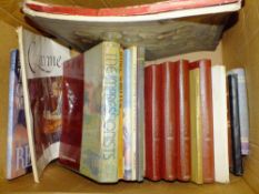 A BOX OF ART RELATED BOOKS