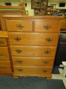 A MODERN SIX DRAWER CHEST W-81 CM